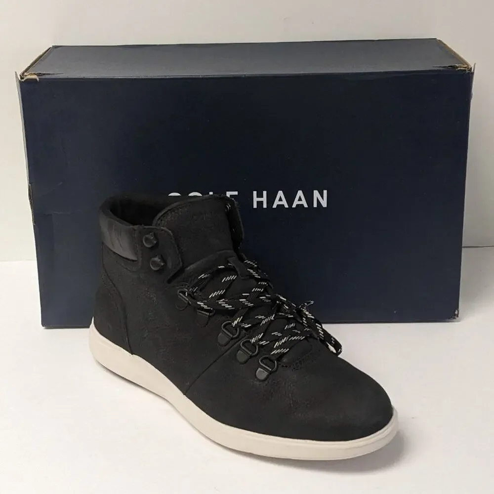 Cole Haan Grand Plus Essex Hiker Boots, Black, Men's 7.5 M